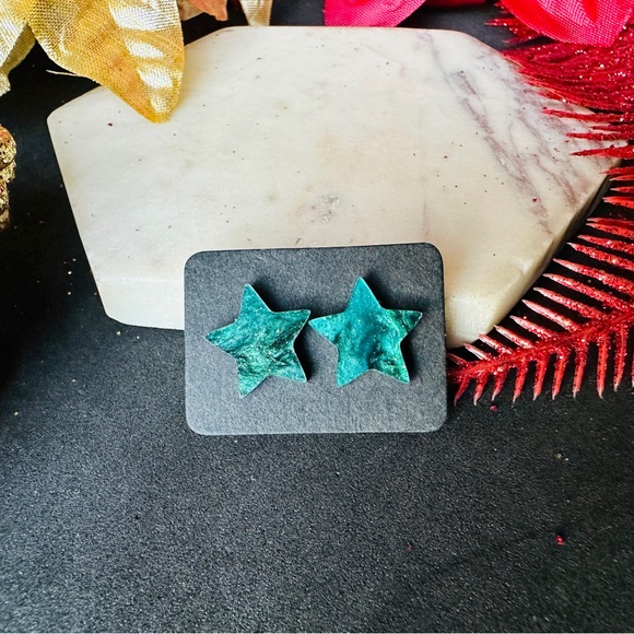 Star Stud Earrings - Picture 1 of 5